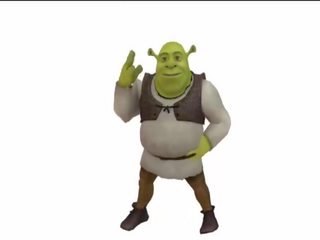 Shrek না একটি প্রলুব্ধকর ব্যাক্তিগত প্রদর্শনী.