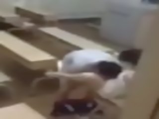 Chinese student fucking in school.....Teacher caught student red handed