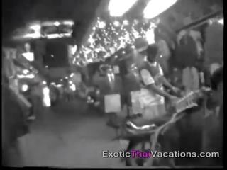 X calificación vídeo guiar a redlight disctrict en tailandia