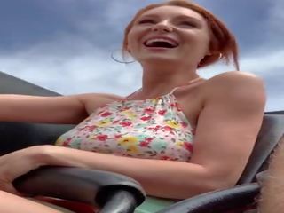 Desirable Redhead Lacy Lennon Picked Up and Fucked on Public Instagram POV Story