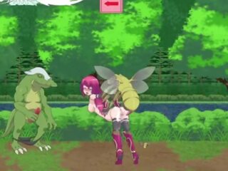 Guild meister &vert; stadium 1 &vert; scarlet håriga skol subdued av lizard monsters och basar till få henne fittor fylld med massor av sperma &vert; hentai spel gameplay p1