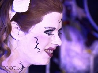 Dane Jones Czech feature Crissy Fox Nightmare Doll Halloween Cosplay xxx clip