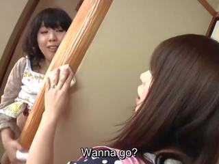 Subtitled Japanese risky adult movie with voluptuous mother in law