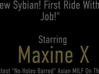 Asian Persuasion Maxine X Sucking manhood While Riding Her Sybian xxx video Toy!