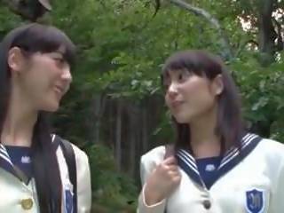 Japoneze av lesbians nxënëseve, falas x nominal film 7b