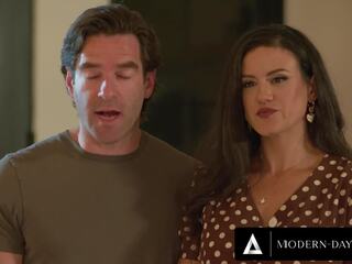 MODERN-DAY SINS - Penny Barber & Her Husband Get randy While Spanking Exchange Student Holly Day