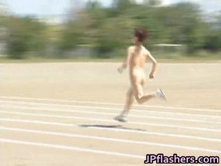 自由 jav 的 亚洲人 女孩 运行 一 裸体 track